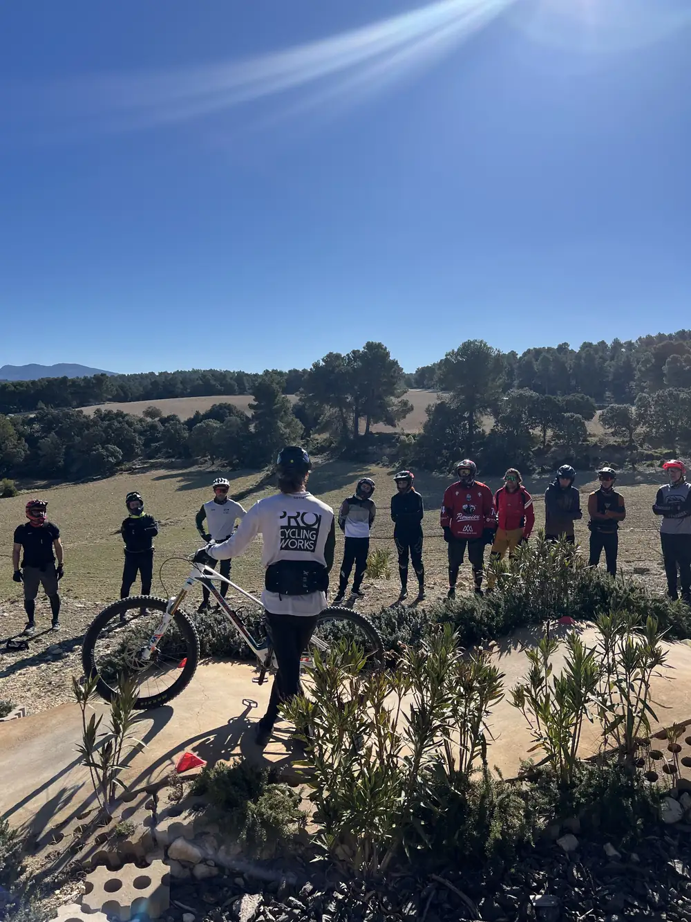 Sesión técnica de Pro Cycling Works sobre pista